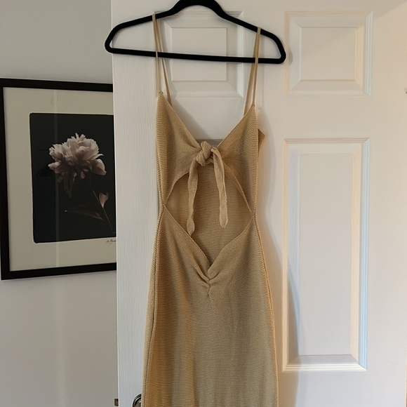 Knotted maxi in taupe - Picture 2 of 3